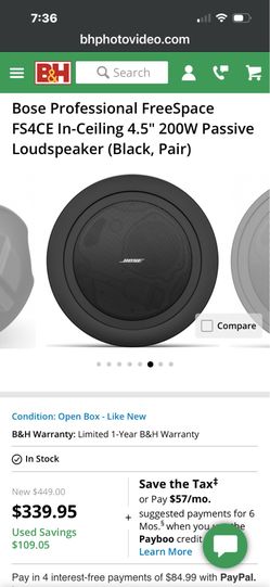 BOSE PROFESSIONAL SPEAKERS