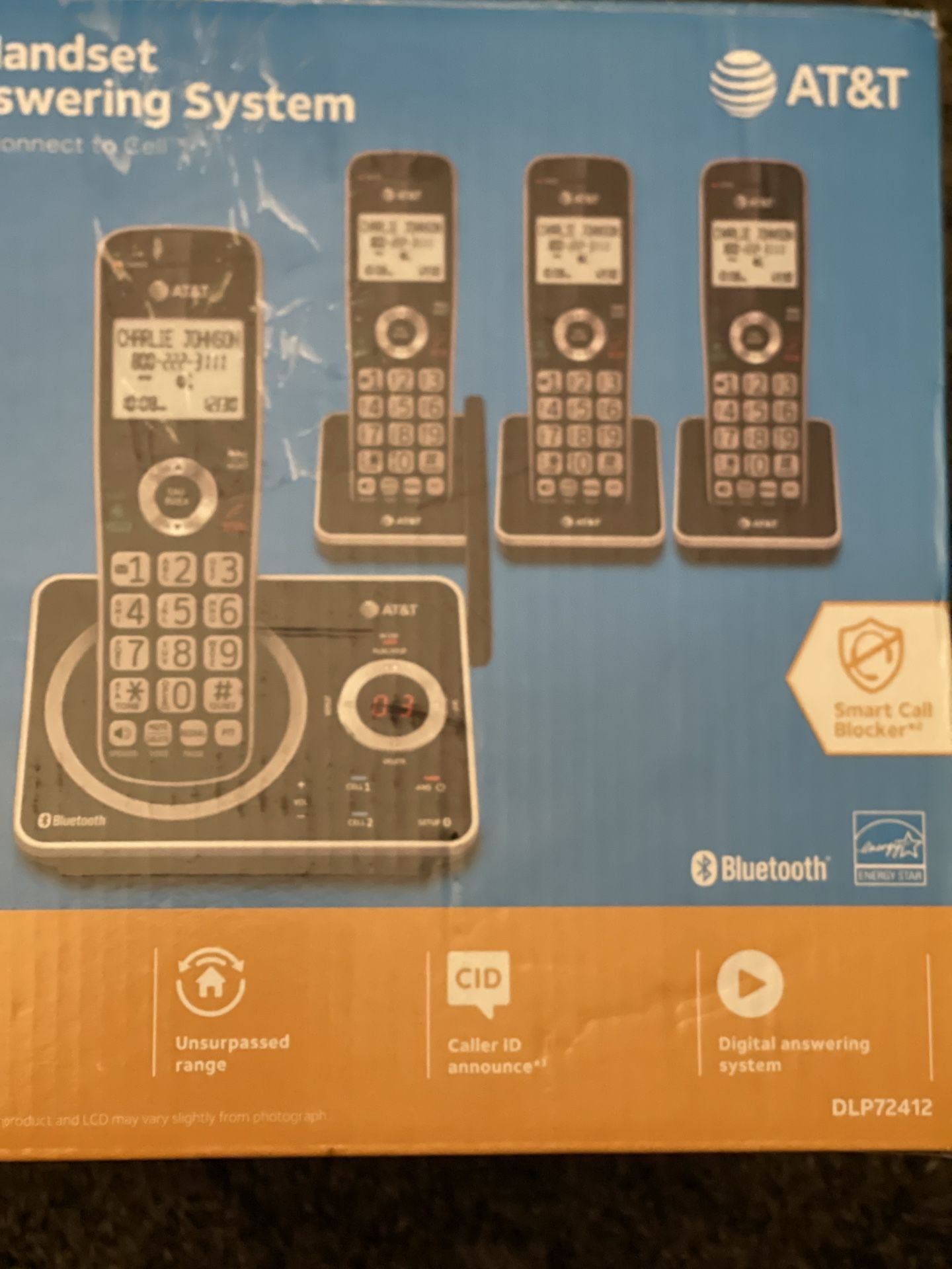 AT&T 4 Handset Answering System 