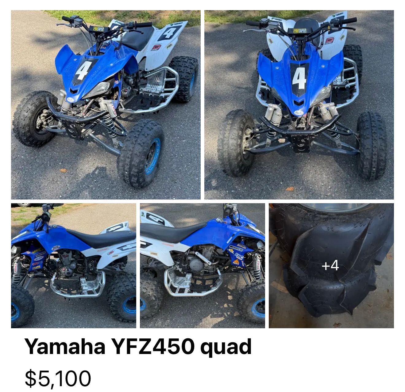 2004 Yzf 450 Title In Hand