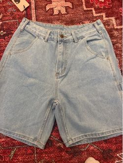 Light Wash Carhartt Denim Jean Shorts