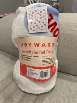 Brand new 50x60 flannel throw
