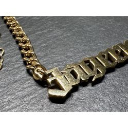 Brand New GOLD TONE JAGERMEISTER CHAIN NECKLACE Oktoberfest original packaging