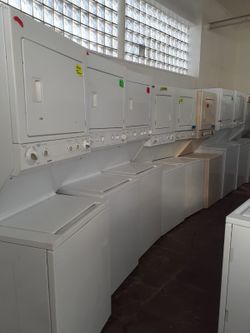 27 in stackables washer/dryer in excellent conditions with 4 months warranty from $299 & up ‼️