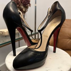 Christian Louboutin T Strap Heels 