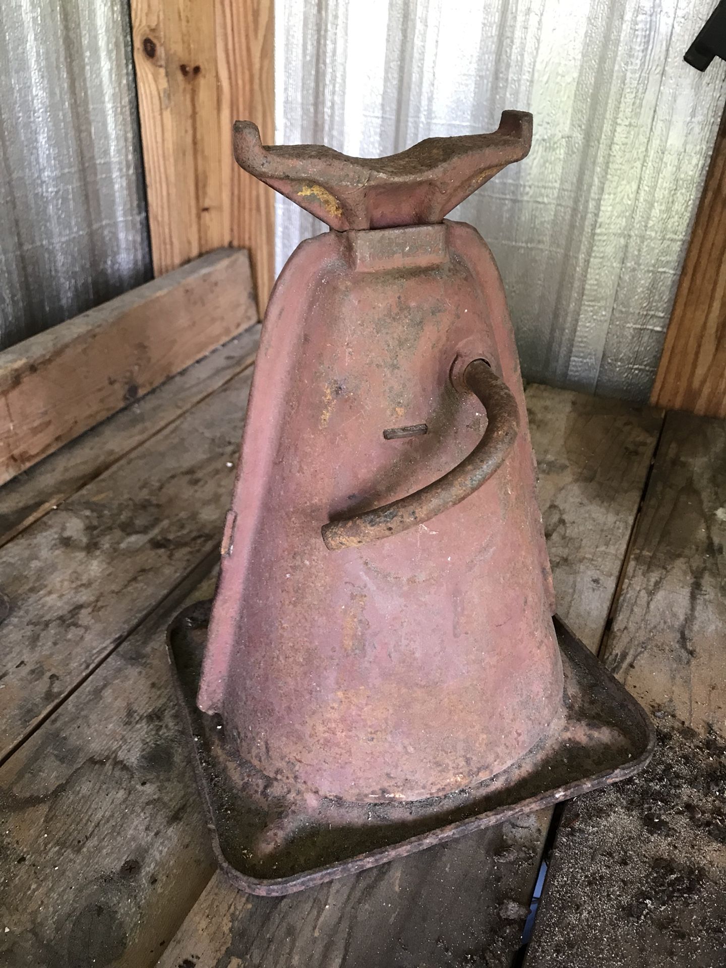 Vintage car jack stand