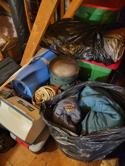 Camping and hiking gear