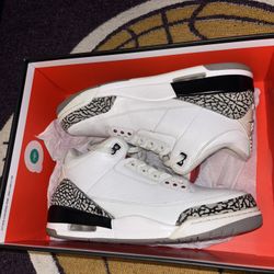 Jordan 3 White Cement Size 11