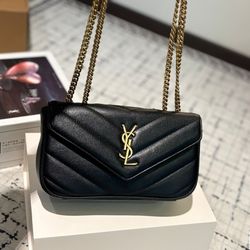 Women's luxury black handbag crossbody bag