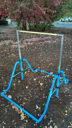 Gymnastics bar foldable