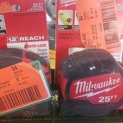 Milwaukee 25ft Tape Measures