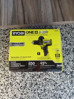 HAMMER DRILL RYOBI 18V TOOL ONLY