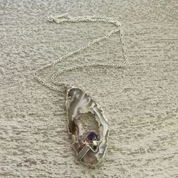 South American Amethyst Necklace 