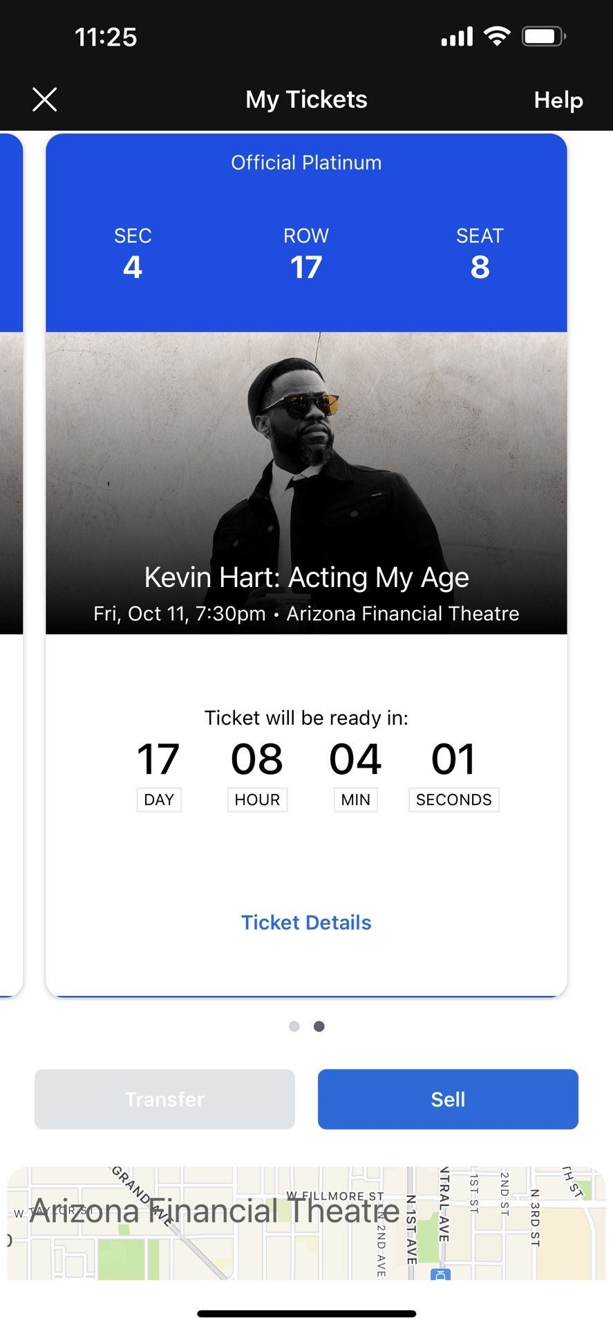 Kevin Hart Acting My Age Tour Two Tickets And Parking Pass
