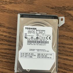 Toshiba 320GB 2.5” SATA Laptop Hard Drive – Tested & Working
