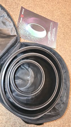 Set of 3 Yoga  Roller Ring Wheel  Plus Bag for Correcting Posture