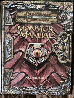 Dungeons And Dragons Monster Manual Core Rule book 3rd Edition