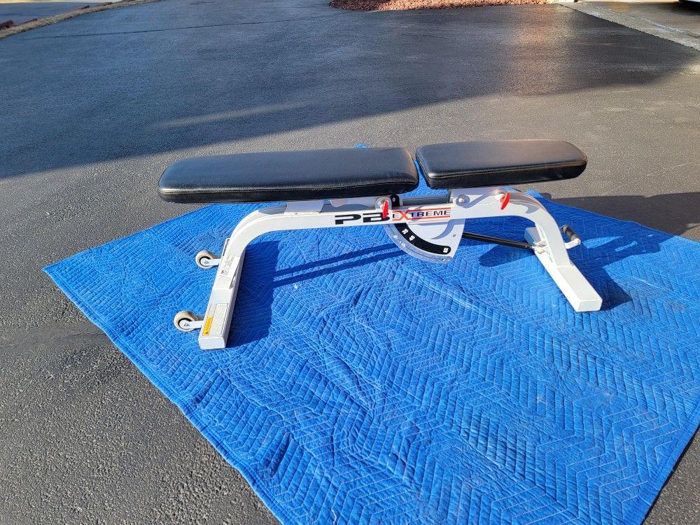 PB Extreme Adjustable Flat Weight Bench
