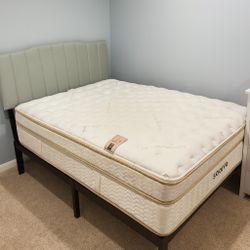 Bed Frame, Mattress, Headboard