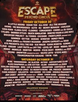 Escape 2 day GA wristband