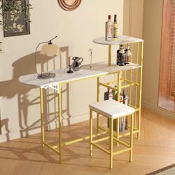 Brand New 3 Pieces Small Dinning Table Set 
