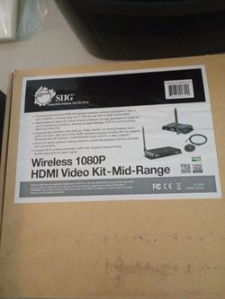 SIIG Video transmission kit wireless and HDMI 165 ft range 1080p audio/video