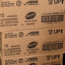 Boost Very High Calorie Very Vanilla 8 oz case of 24
