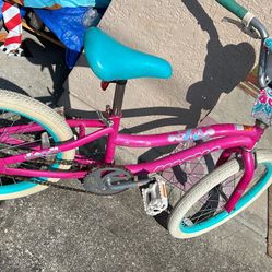 Little Girls 20 Inch 3-D Dynacraft bike