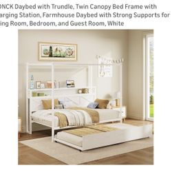 Twin Daybed Frame With Trundle 