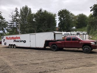 Rv boat trailer - parking storage secured