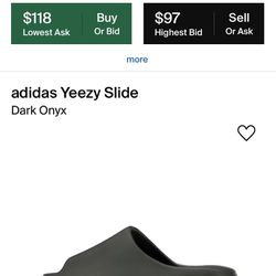 Adidas Yeezy Slide “Dark Onyx” Size 9 Men’s 