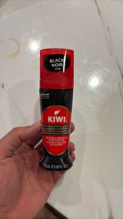 Black shoe polish