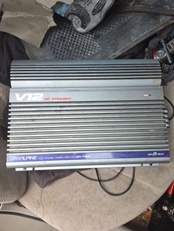 Alpine 2/3/4 channel amp