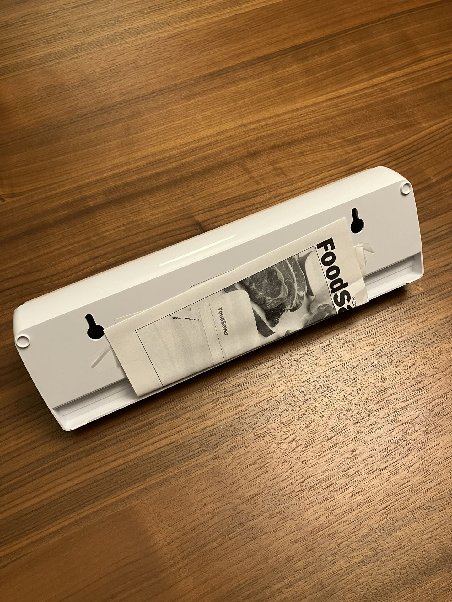 FoodSaver Store 'N Cut Plastic Food Roll Holder and Cutter, Vacuum