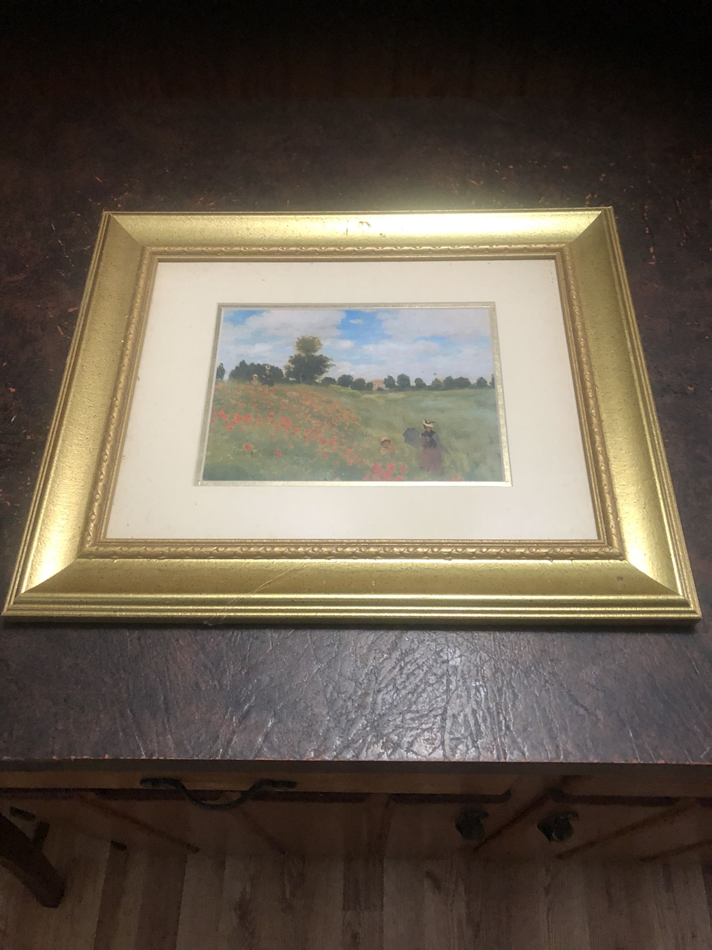 framed antique style photo