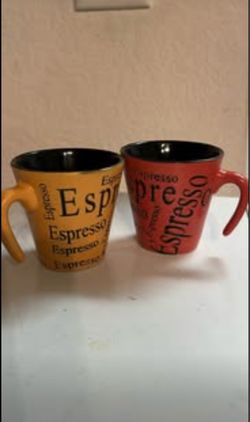 Espresso Mugs Set of 2