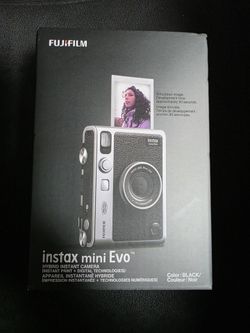Fujifilm instax mini Evo Instant Film Camera - Black