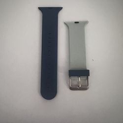 Sport Band Compatible with Apple Watch Bands 41mm 40mm 38mm, Soft Silicone Wristband Strap with Classic Clasp for Apple Watch