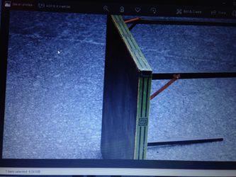 CARD TABLE (VINTAGE w/ Tudor Rose design)