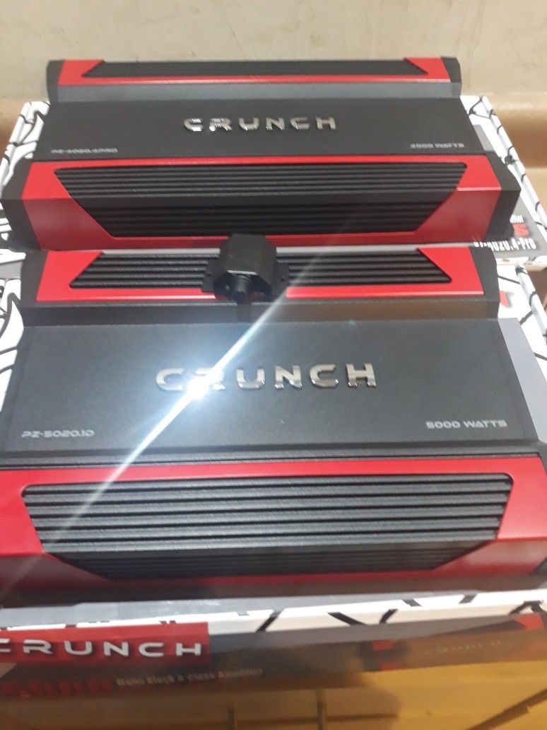 Crunch Amplifiers Set Up , 500 Dlls