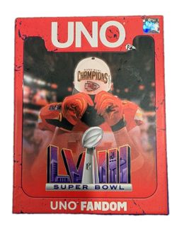 KC CHIEFS NFL Super Bowl LVIII UNO Card Game NEW Sealed Fandom Kansas City NFL
