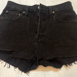 Black Levi Shorts