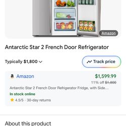 I Antarctic Star 2 French Door Refrigerator