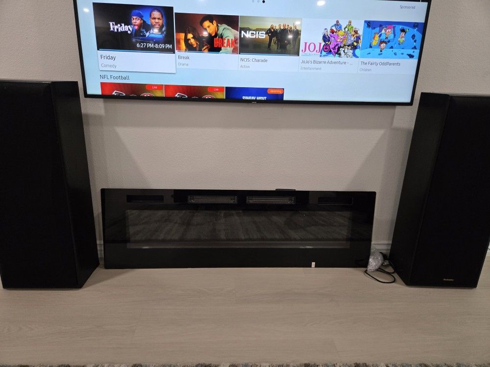 Recessed Wall Mounted Electric Fireplace