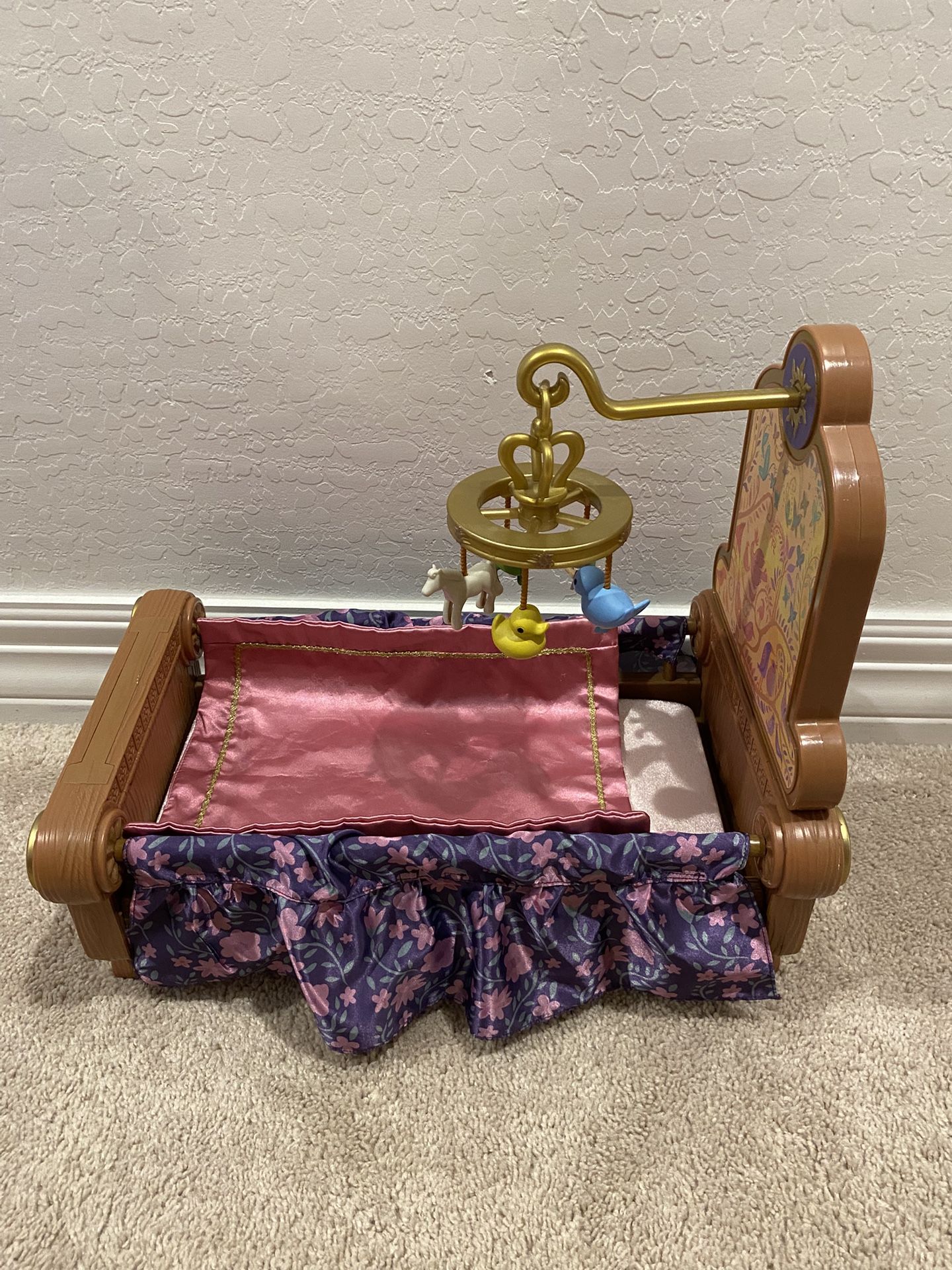 Disney Rapunzel Doll Bed