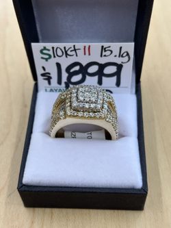 10kt Men’s Diamond Ring 