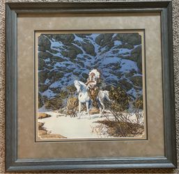 Artist Bev Doolittle “Eagle Heart” framed print