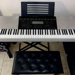Casio 45 inch Keyboard/Piano, Bench, Stand, and Pedal 🎹