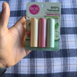 Organic Lip Balm  3- Pack 