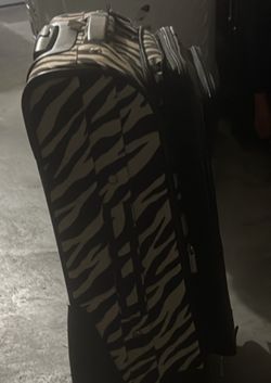 Zebra suitcase