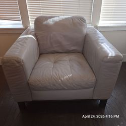 Light grey single sofa